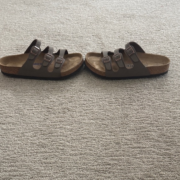 Birkenstock Dark Brown Triple Strap Sandals - Picture 5 of 5